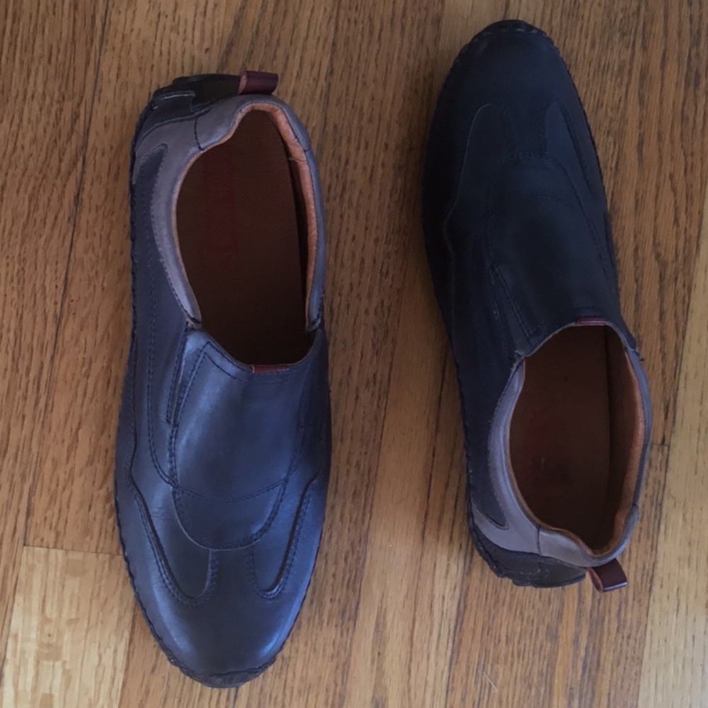 Pikolinos slip-on loafers, new w/o tags blue/grey